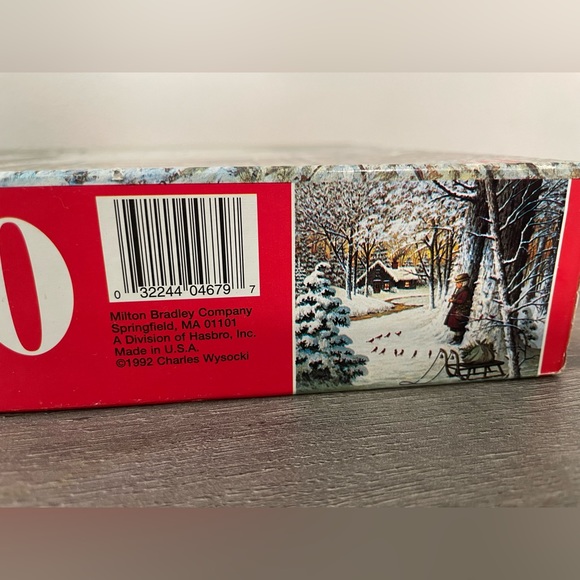 Vintage 1992 Milton Bradley Charles Wysocki Cardinal Christmas 1000 Piece Puzzle - Picture 4 of 4